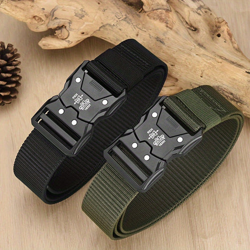 Unisex Taktischer Nylon Gürtel – Robust, Atmungsaktiv und Vielseitig
