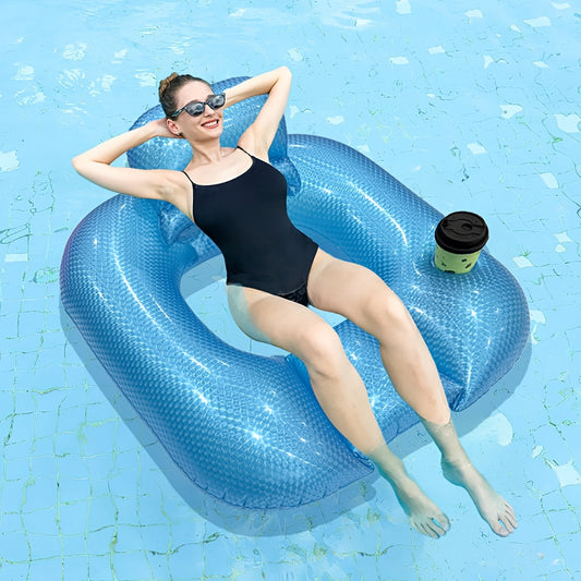 PearlFloat Aufblasbare Lounge – Komfort und Stil auf dem Wasser