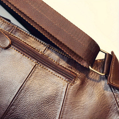 Vintage Klassische Leder Slingtasche – Kompakt und Langlebig