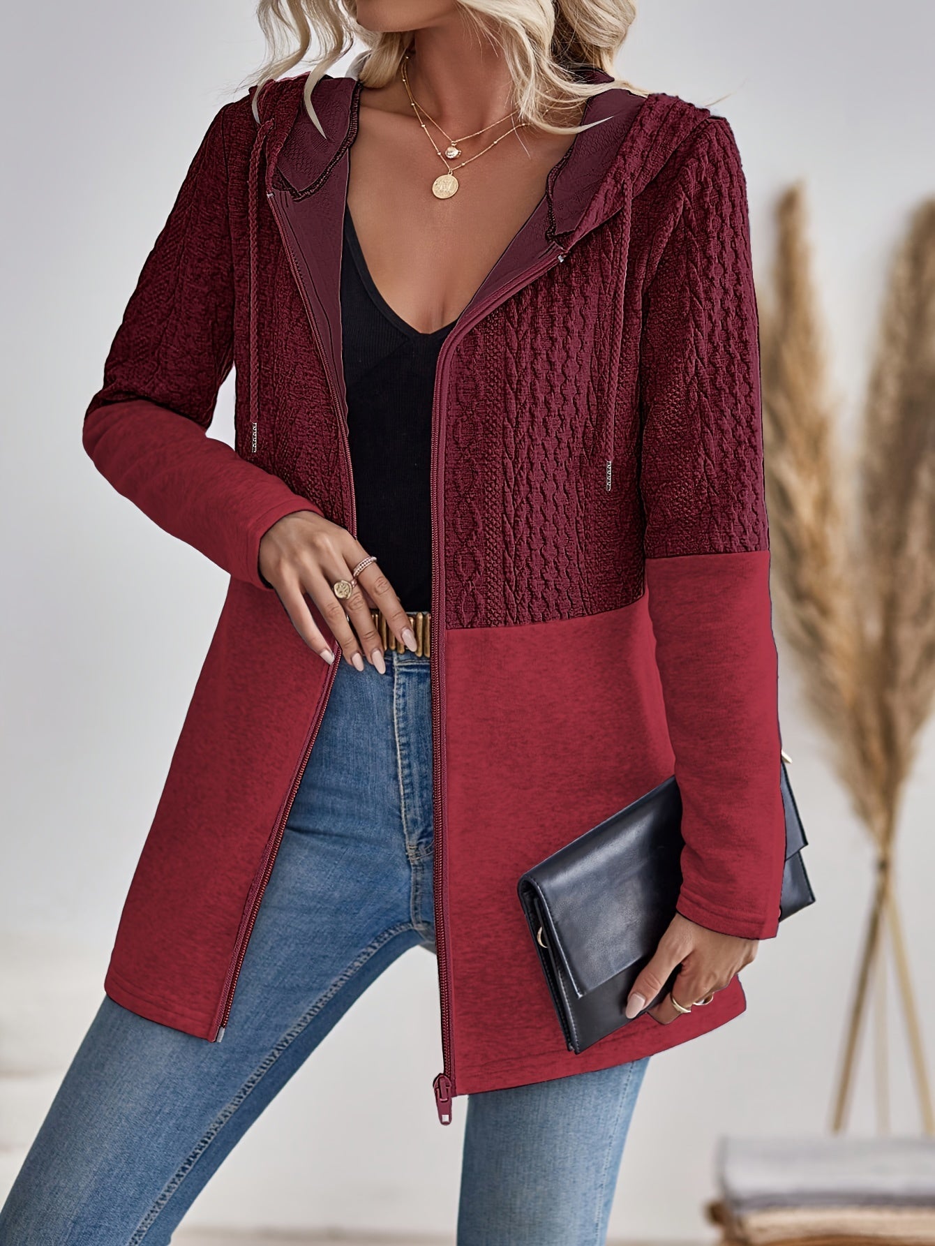 Mila Gestrickter Hoodie - Komfort und Stil für Herbst und Winter für Damen