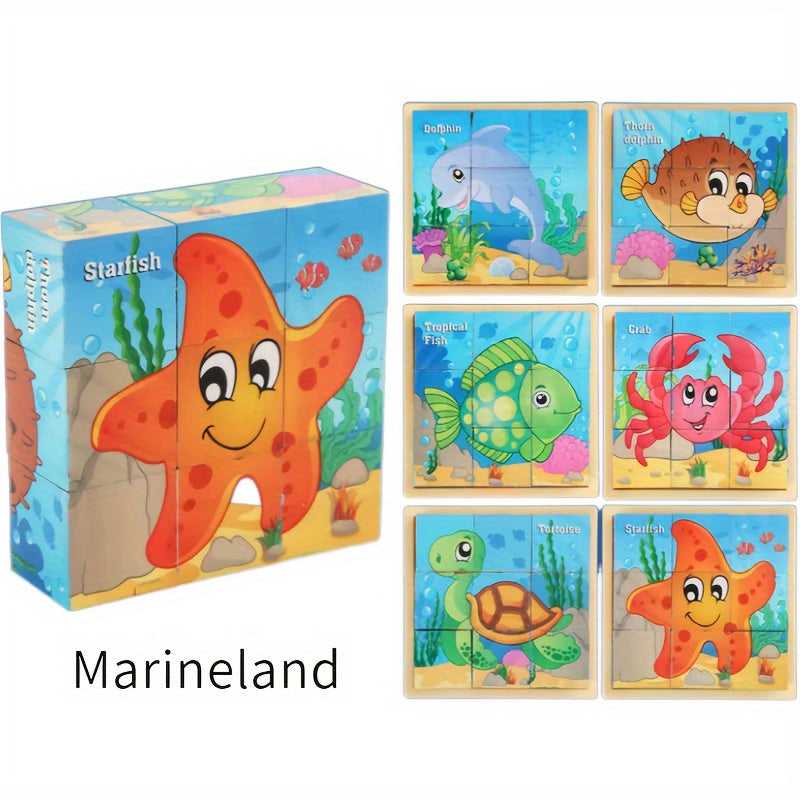Bunte Blockpuzzle Abenteuer - Lernspielzeug für Kinder