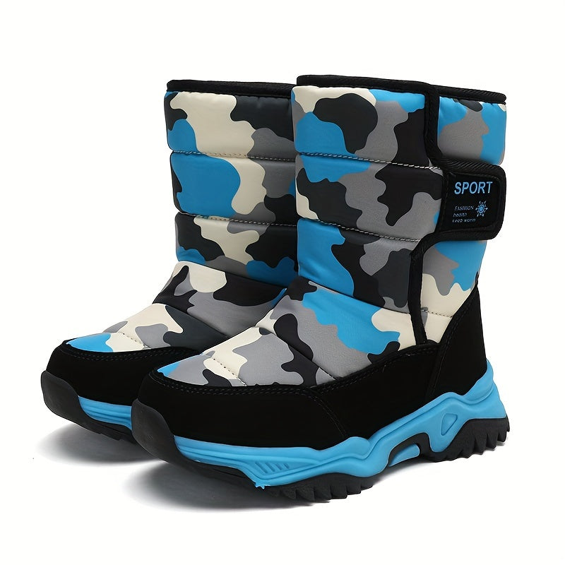 Trendy Camouflage Schneestiefel - Für Abenteurer