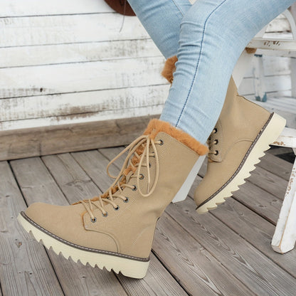 Lieke Winterstiefel mit Schnürung - Für Stil und Wärme