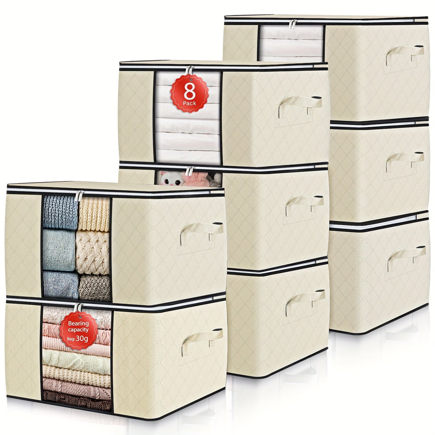 90L Kleiderspeicherbeutel Set – Praktisch und Geräumig