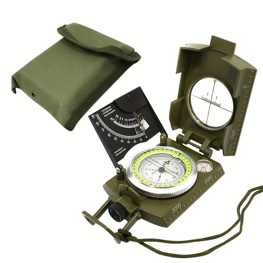 TrekGuard Militärkompass – Wasserdicht und Beleuchtet für Präzise Navigation