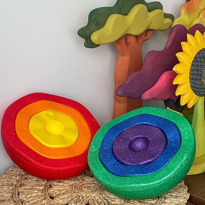 Set von 6 Buntigen Balanceboards – Ideal für Kraft, Koordination und Training
