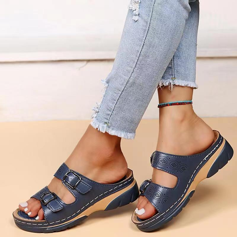 Bequeme Sommerschuhe – Verstellbar und Rutschfest