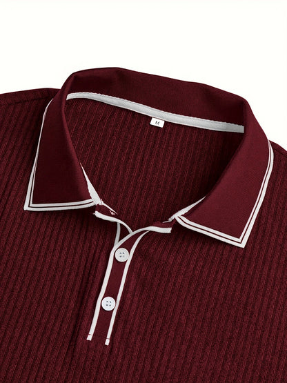 Herren Polo-Shirt mit kurzen Ärmeln – Bequem und stilvoll für den Sommer