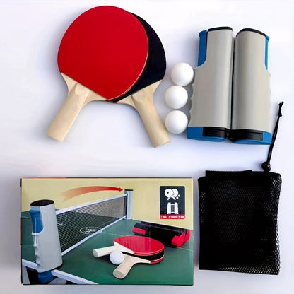 Tragbares Tischtennis-Set – Ideal für drinnen und draußen