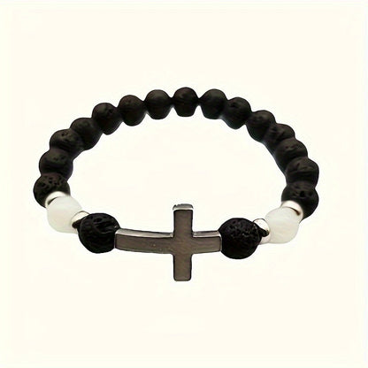 Leuchtendes Armband mit Kreuzperlen – Für einen einzigartigen Stil