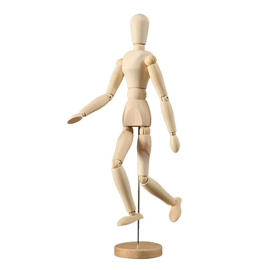 Aprikosen Holz Kunstmannequin – Flexibel und Natürlich Aussehen