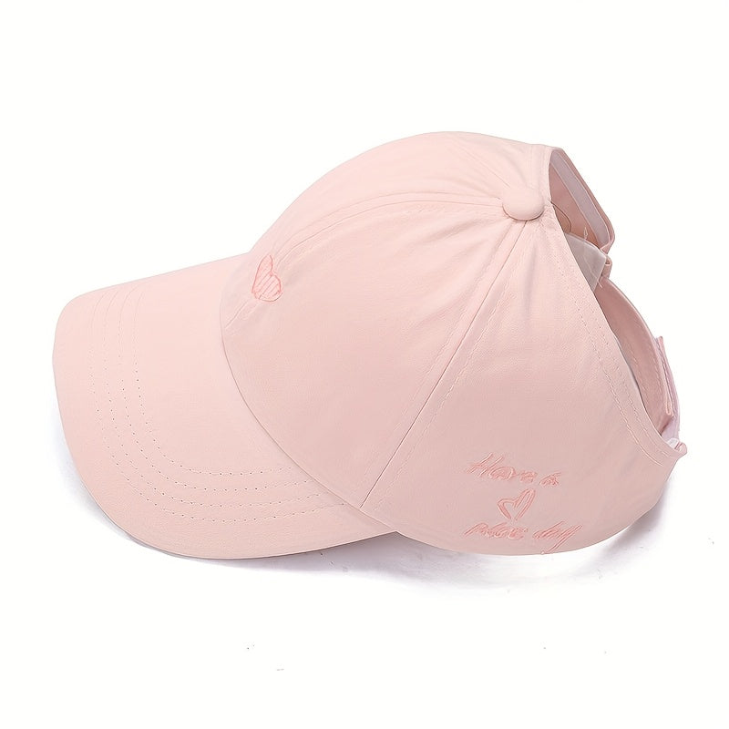 Damen Baseballcap mit Pferdeschwanzöffnung – Leicht und Belüftet