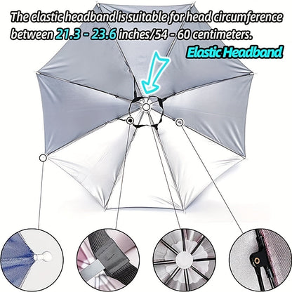 SunShade Regenhut – Leichtgewichtig, UV-schutzend und Freihändig
