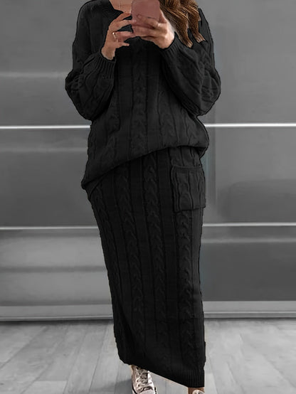 Luna Plus-Size Sweatshirt Set – Bequem und Stylisch für Herbst & Winter