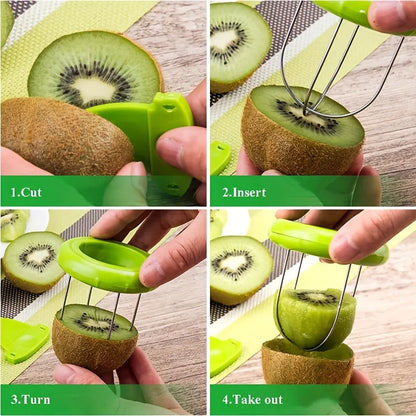 Slimme Kiwi-Schneider – Für Einfaches und Schnelles Obstschneiden