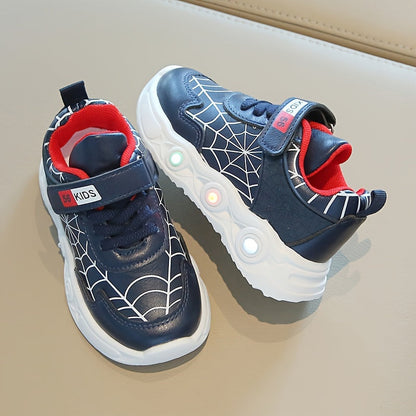 Spider-Net LED Sneakers - Für Abenteuerlustige Kinder
