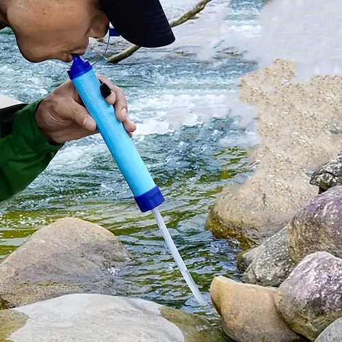 PureFlow Wasserfilter-Strohhalm - Kompakt und effizient für sauberes Trinkwasser