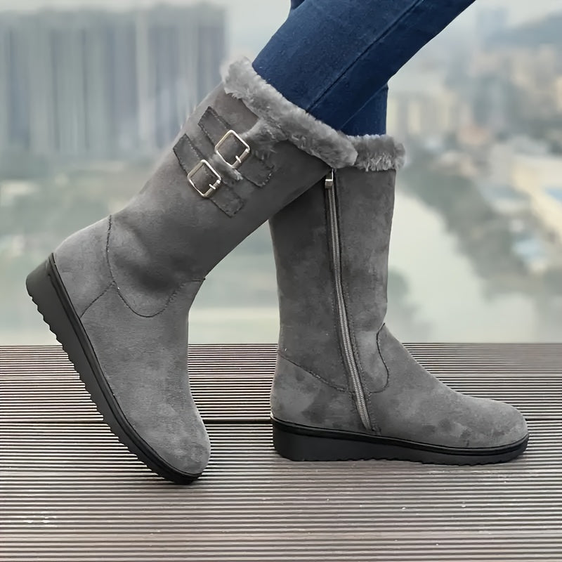 Flauschige Stiefel für Damen - Warm und Stilvoll für kalte Tage