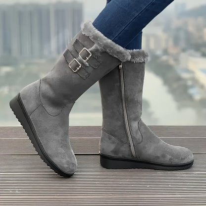 Flauschige Stiefel für Damen - Warm und Stilvoll für kalte Tage