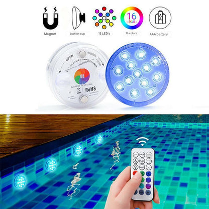 Unterwasser LED Lampe – Farbenfroh und Vollständig Wasserdicht