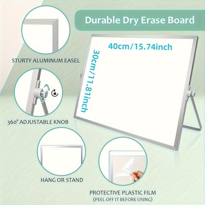 MagniBoard Magnetisches Whiteboard – Tragbar und beidseitig mit Ständer