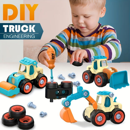 DIY Lastwagen Baukasten - Kreatives Spielzeug für Kinder