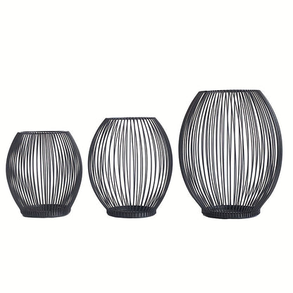 Lumière Draht-Kerzenhalter Set – Minimalistisches Design für stimmungsvolle Beleuchtung