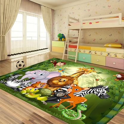 SafariAbenteuer Teppich - Für Eine Verspielte Atmosphäre im Kinderzimmer