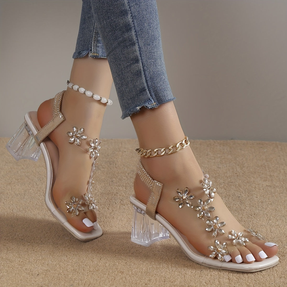 Blumenfest Sandalen für Damen - Luftig und Schick für Sonnige Tage
