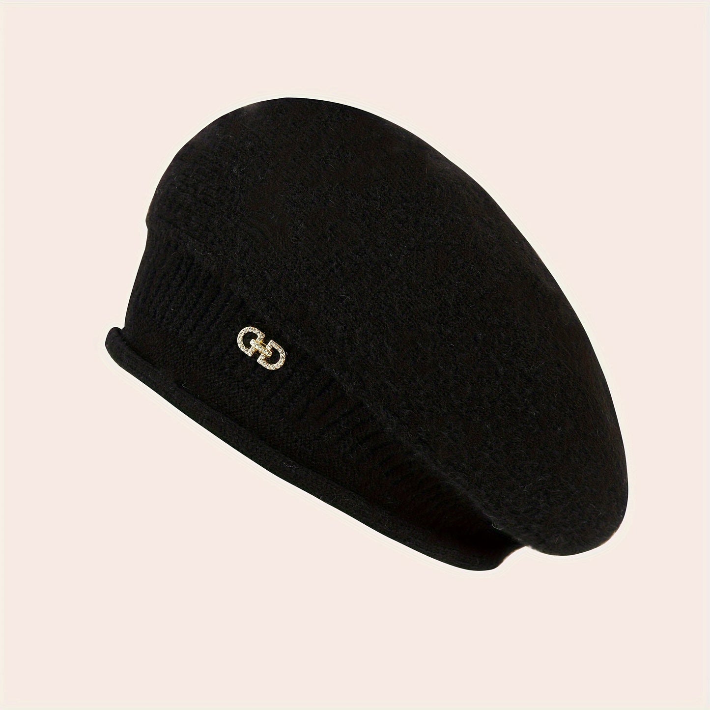 Chic gestricktes Beret für Damen – Eleganz und Wärme für den Winter