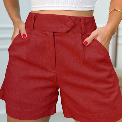 Elegante High Waist Shorts – Komfort und Stil in Einem