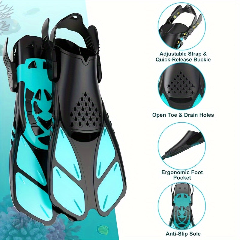 AquaFlex Schnorchelflossen – Ideal zum Schwimmen und Schnorcheln