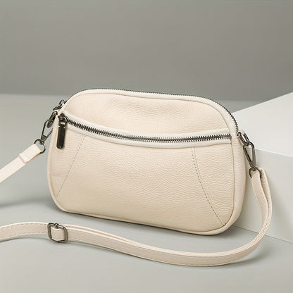 Klassisch Schicke Leder Crossbody – Zeitlos und Funktional
