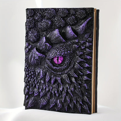 Fantasy Notizbuch mit Drachenauge – Robust und Kunstvoll
