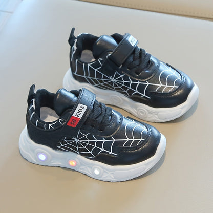 Spider-Net LED Sneakers - Für Abenteuerlustige Kinder