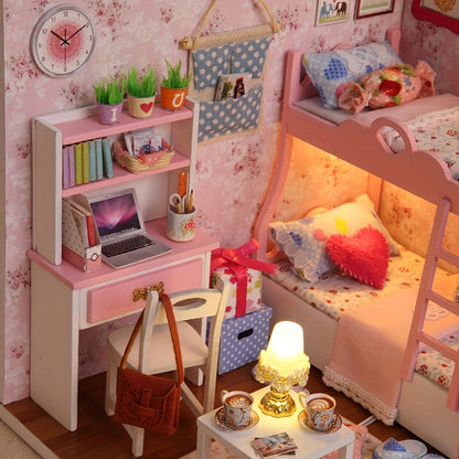 Verzaubertes Mädchenzimmer Puppenhaus – Niedliches und Detailliertes DIY Modell