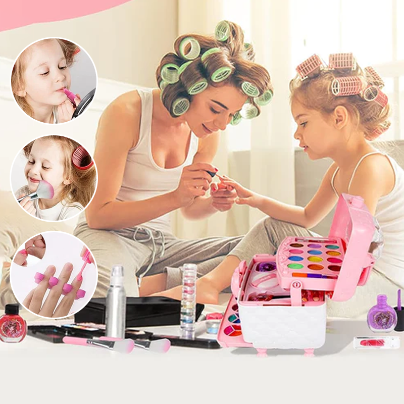 Prinzessinnen Beauty Koffer – Magisches Make-up Spielset für kleine Stil-Ikonen