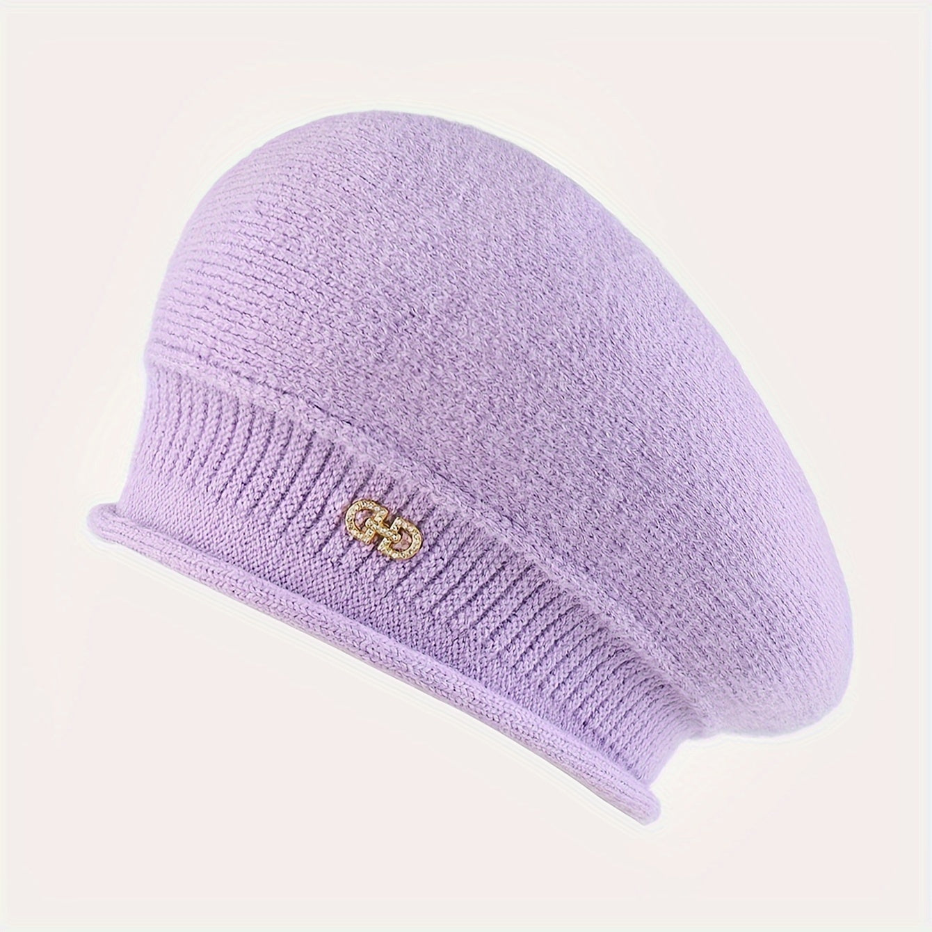 Chic gestricktes Beret für Damen – Eleganz und Wärme für den Winter