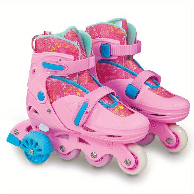 LichtBlits Verstellbare Rollerschuhe - Für Kinder mit Stil und Geschwindigkeit