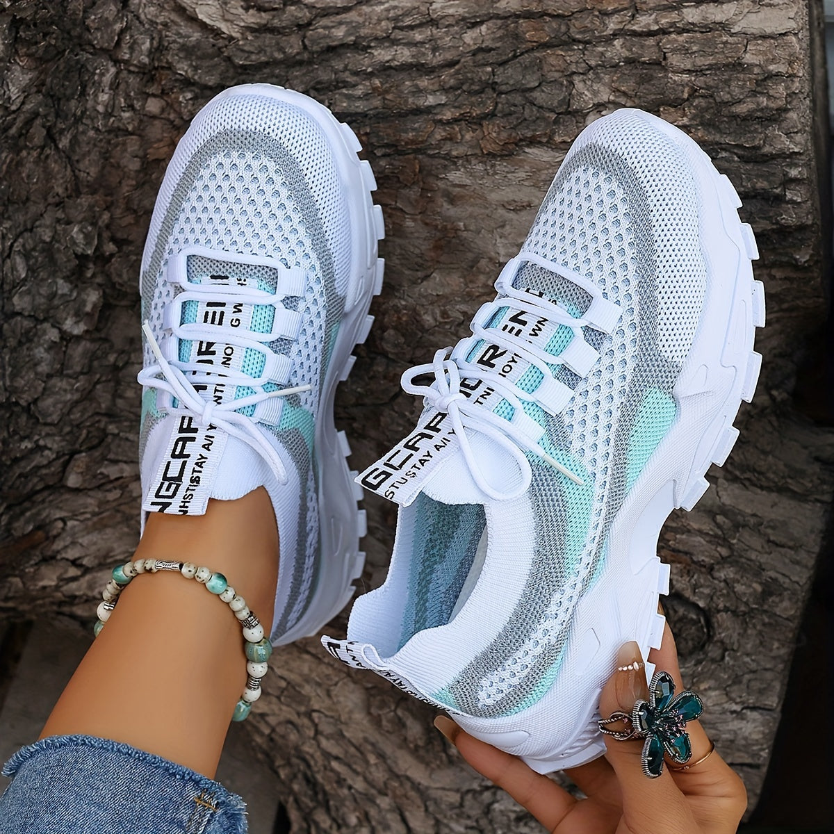 Damen Freizeit Sneakers - Flexibel und Atmungsaktiv für Jeden Tag