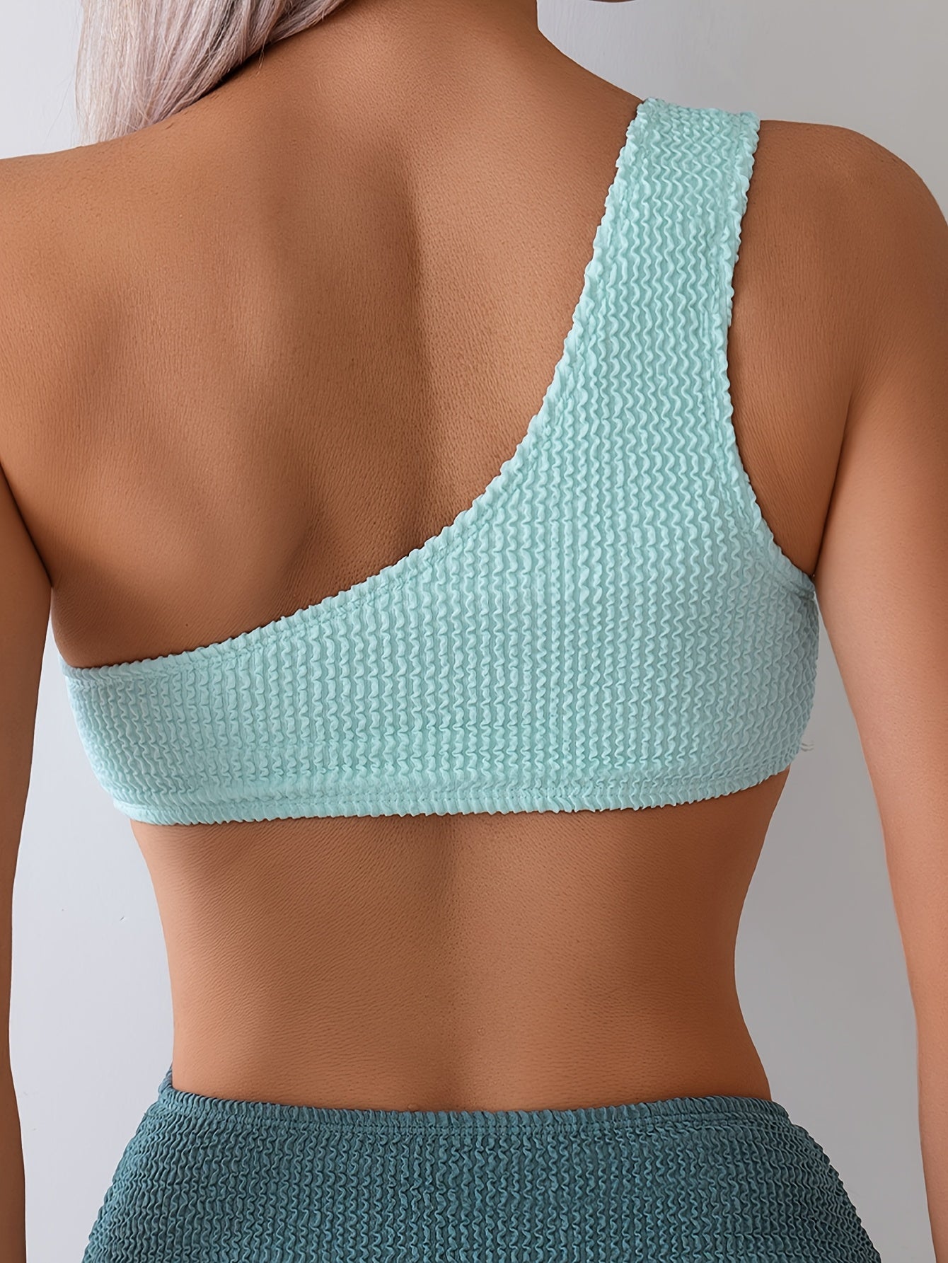 Elegantes Damen Ein-Schulter Badeanzug – Komfort und Design