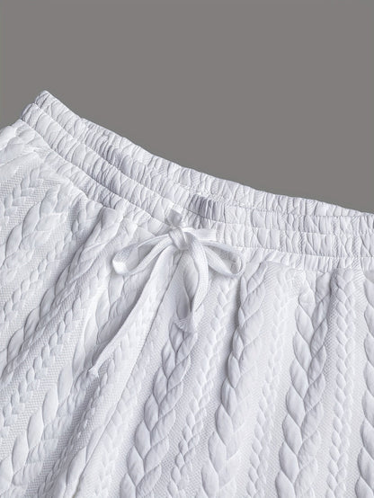 Lässige Herren Shorts Jacquard – Luftig und Stilvoll