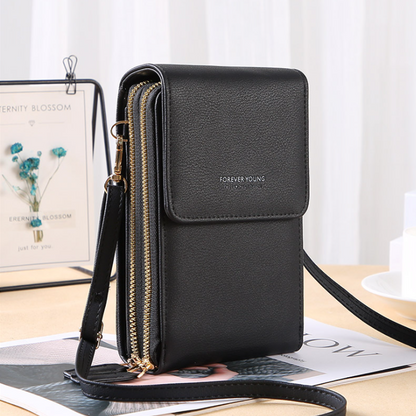 Touchscreen-Handtasche mit Geldbörse-Funktion – Kompakte Crossbody für den täglichen Gebrauch