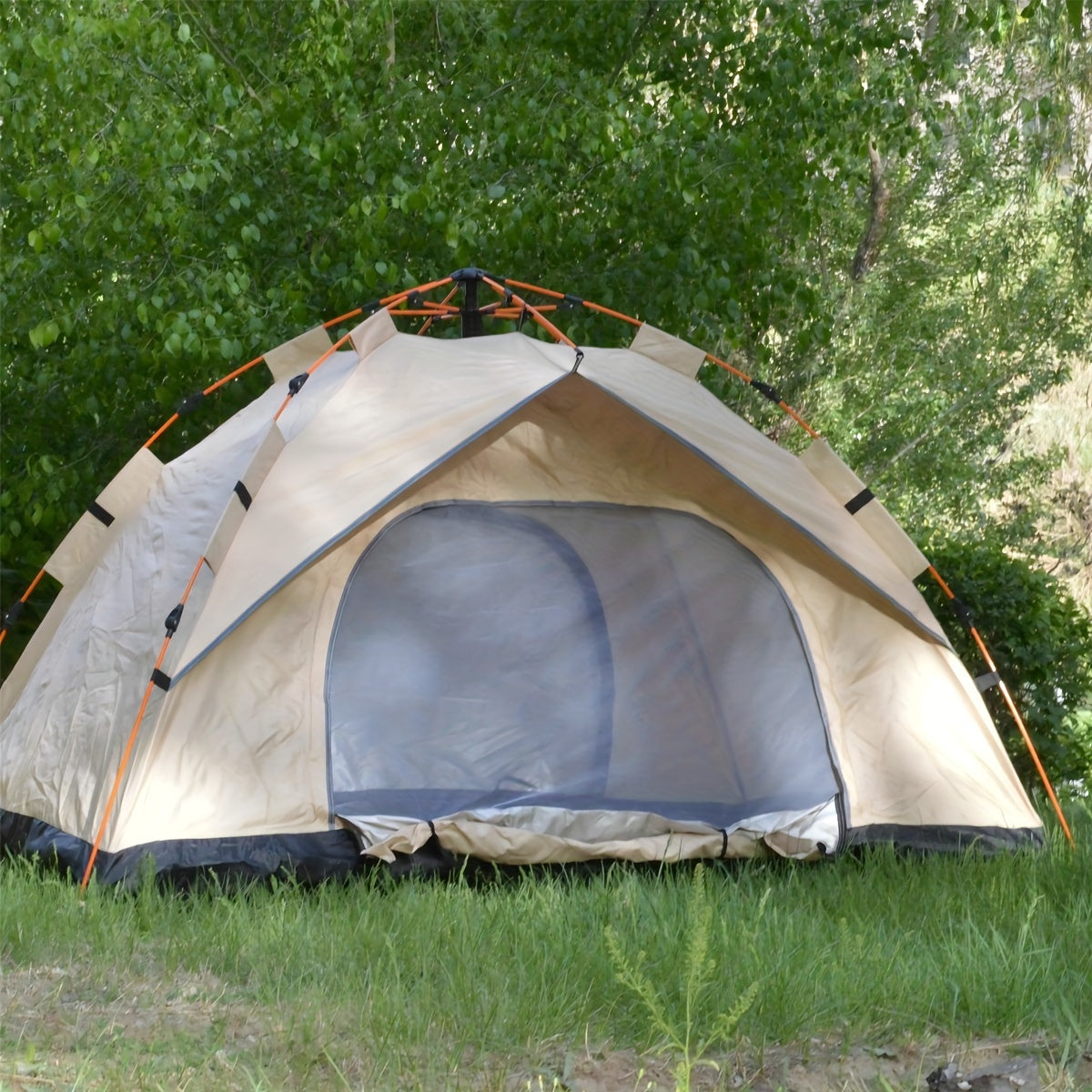 QuickCamp Zelt - Schnell aufzubauendes Zelt mit UV-Schutz für 4 Personen