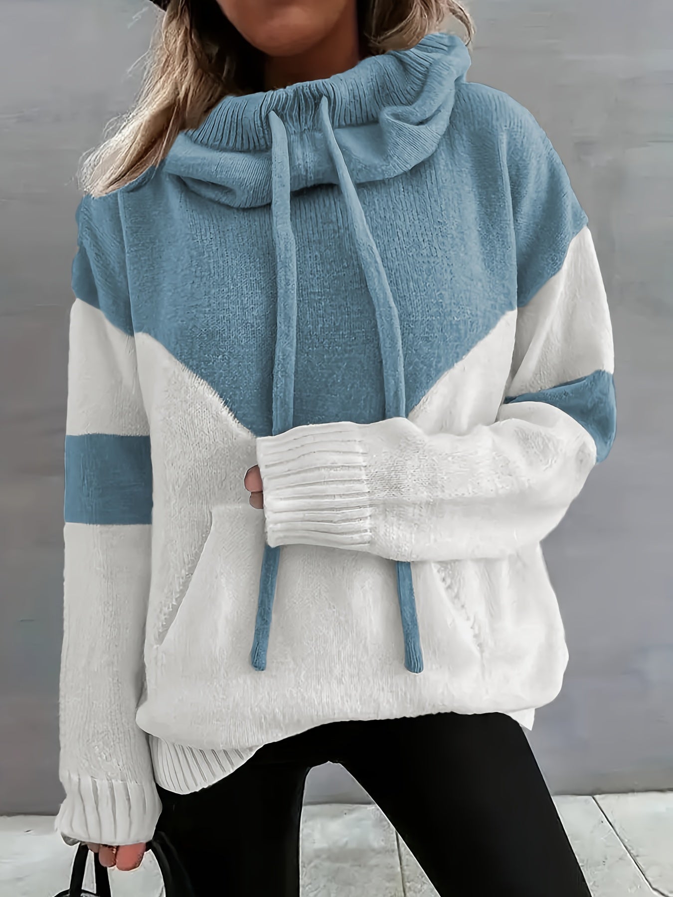 Lena Color Block Hoodie - Stylisch und Bequem für Damen