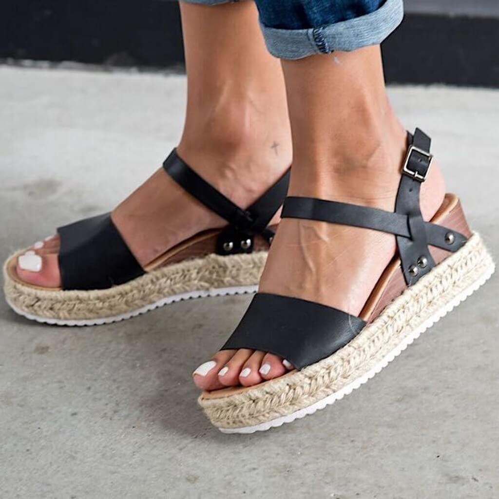 Damen Plattform Espadrille Sandalen – Stilvolles und bequemes Sommer-Schuhwerk