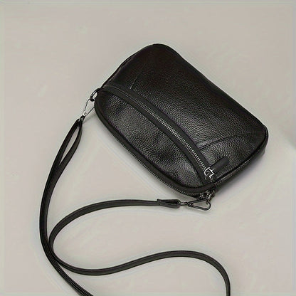 Klassisch Schicke Leder Crossbody – Zeitlos und Funktional