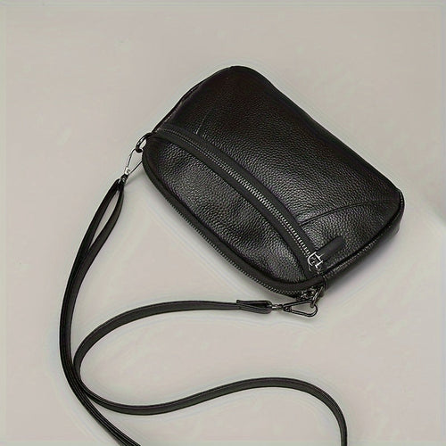 Klassisch Schicke Leder Crossbody – Zeitlos und Funktional