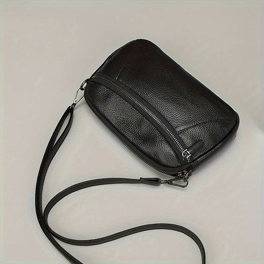 Klassisch Schicke Leder Crossbody – Zeitlos und Funktional
