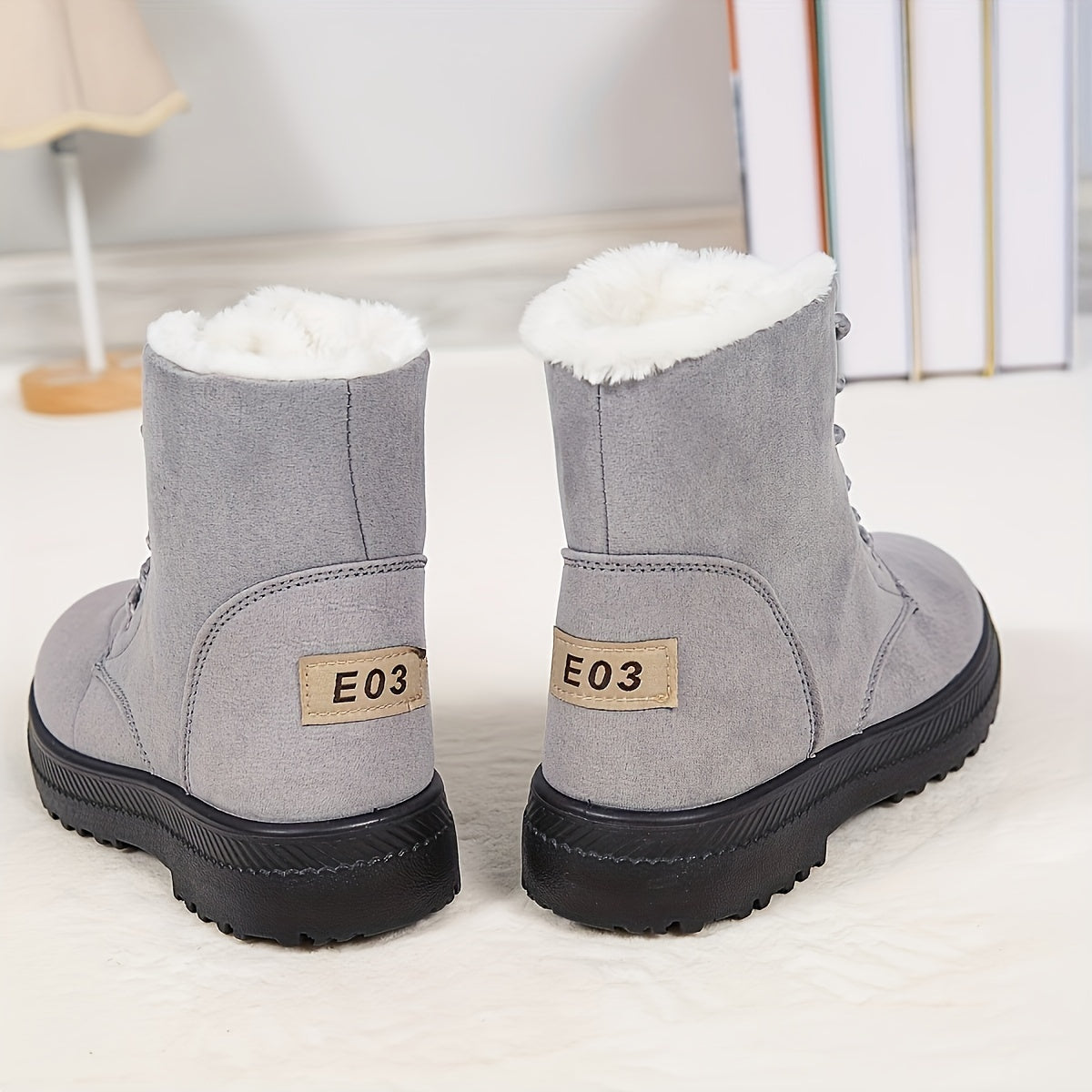 Damen Stilvolle Winter Stiefeletten - Halte deine Füße warm und komfortabel